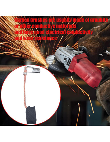 Paquete de 4 Cepillos de Carbón DongJinK 22-18-0710