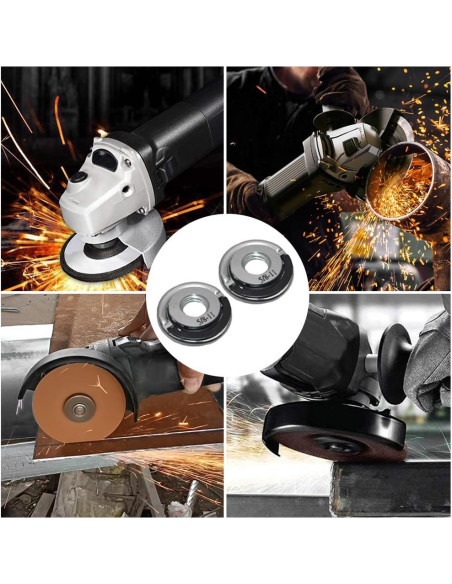 Tuercas de Flange SeonFook 2 Pcs 5/8-11 para Amoladora