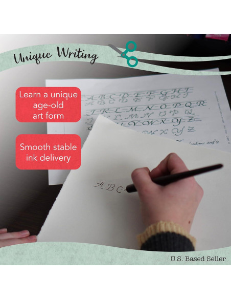 Juego de Plumas de Caligrafía CraftyBook - Set de 12 Plumas