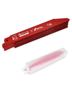 Paquete de 25 Hojas de Sierra Recíproca REEPLAR 15,24 cm 14/18 TPI