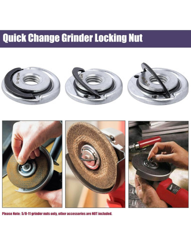 Tuercas de Flange Yakamoz 5/8-11 para Amoladora Angular