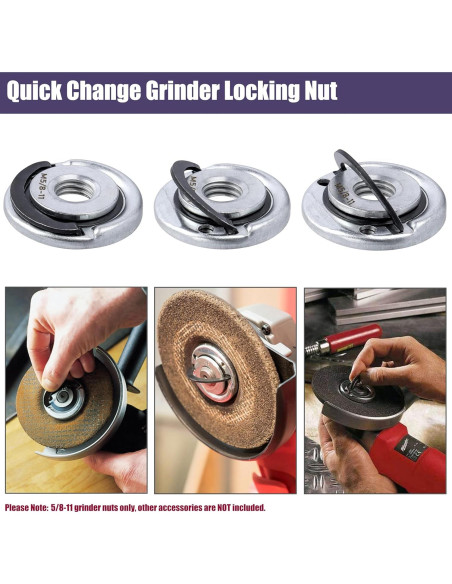 Tuercas de Flange Yakamoz 5/8-11 para Amoladora Angular