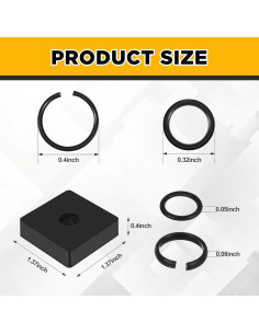 Kit de Anillos de Retención Relaxweex 20 Pzas 3/8" 2