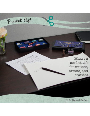 Juego de Plumas de Caligrafía CraftyBook - Set de 12 Plumas