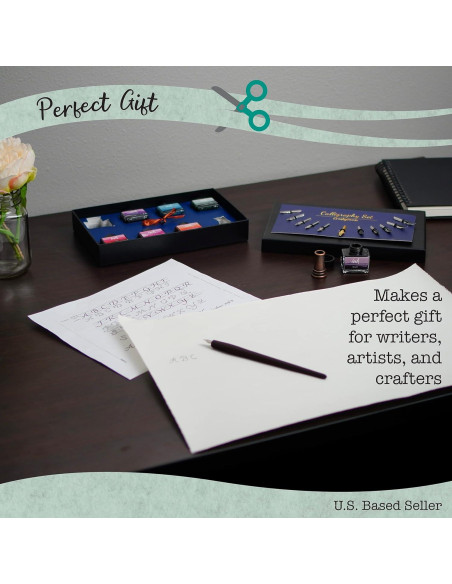 Juego de Plumas de Caligrafía CraftyBook - Set de 12 Plumas