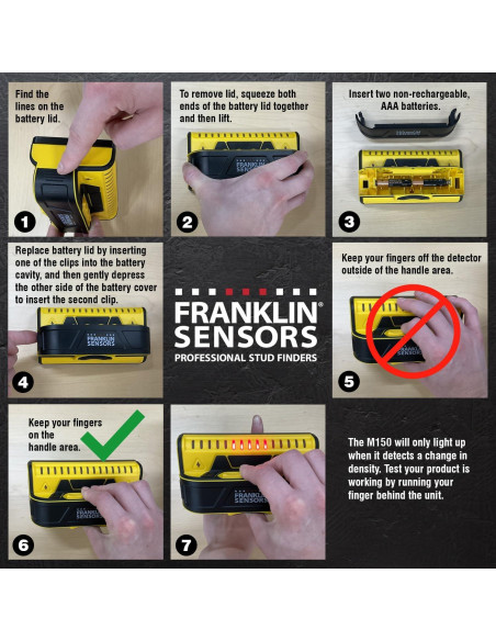 Buscador de Estudio Franklin ProSensor M150 con 9 Sensores