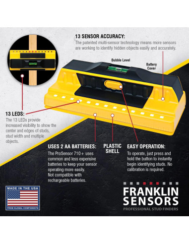 Buscador de Estudio Franklin Sensors ProSensor 710+ 13 Sensores
