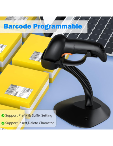 Escáner de Código de Barras 2D Symcode Bluetooth Automático Escáner de Código de Barras 2D Symcode Bluetooth Automático