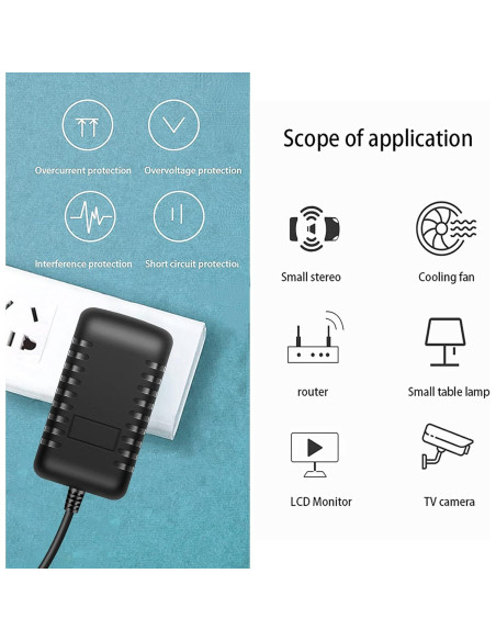 Adaptador AC/DC SLLEA para escáner NeatDesk ND-1000