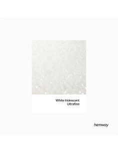 Purpurina Hemway Ultra Brillante 130g - Blanco Iridiscente 2