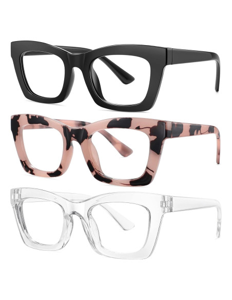 Gafas Anti Luz Azul Okany Paquete de 3 - Estilo Moderno