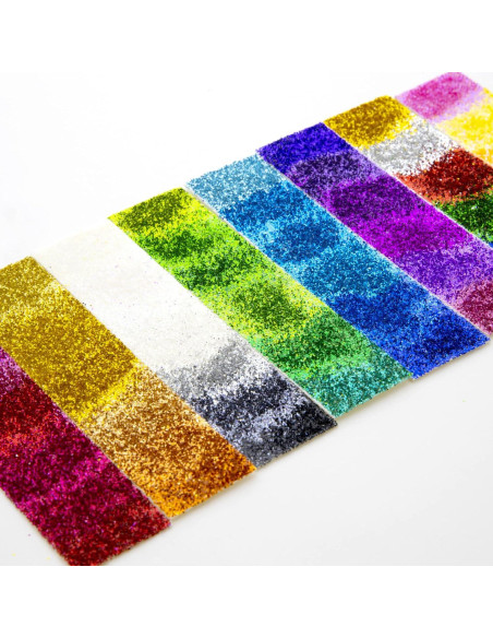 Brillo Shaker BAZIC 6 Colores Neón 35.7g para Manualidades