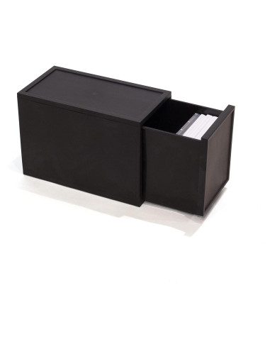 Bloque de cajones ASTAGE Pequeño C Negro Modular