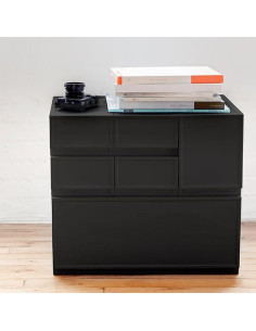 Bloque de cajones ASTAGE Pequeño C Negro Modular 2