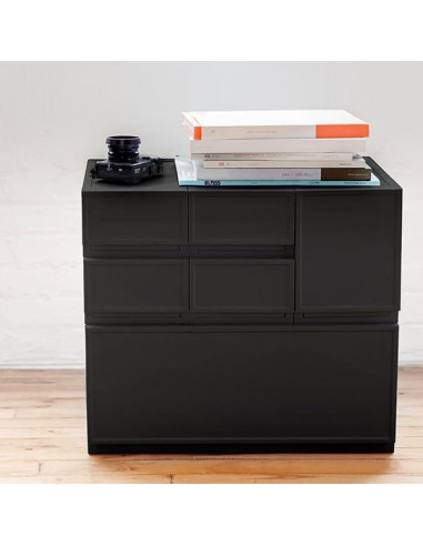 Bloque de cajones ASTAGE Pequeño C Negro Modular