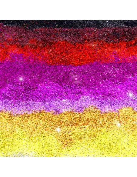 Brillo Shaker BAZIC 6 Colores Neón 35.7g para Manualidades