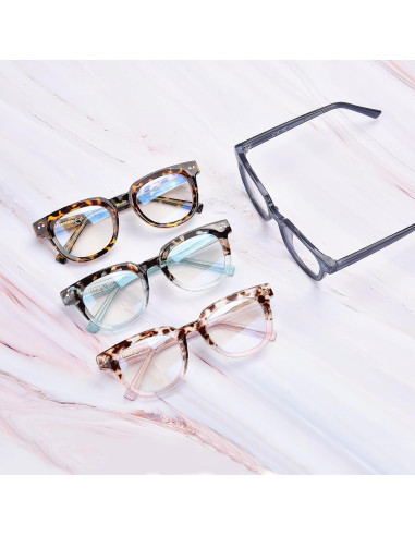 Gafas de Bloqueo de Luz Azul OPTOFENDY Rosa Bebé Cuadradas