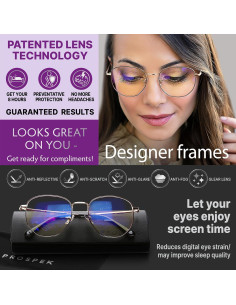 Gafas de Bloqueo de Luz Azul Prospek Aura para Computadora 2