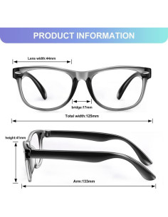 Gafas Bloqueadoras de Luz Azul para Niños Okany - 3 Piezas 2