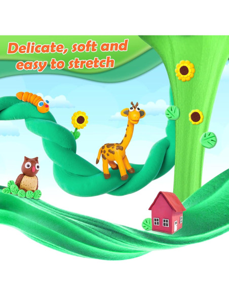 Arcilla Air Dry Essenson 100 Colores para Niños DIY