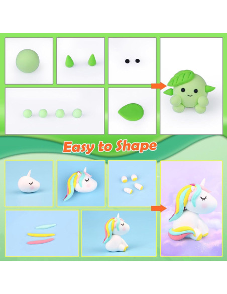 Arcilla Air Dry Essenson 100 Colores para Niños DIY