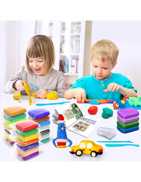 Arcilla Air Dry Essenson 100 Colores para Niños DIY