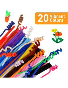 Limpiadores de Tubos Caydo 200 Piezas Multicolor 30.48cm 2