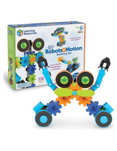 Juego de Construcción Robots Gears! Learning Resources - 116 Piezas