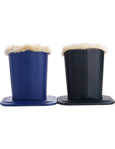 Soportes para Gafas Siveit de Cuero PU - 2 Paquetes