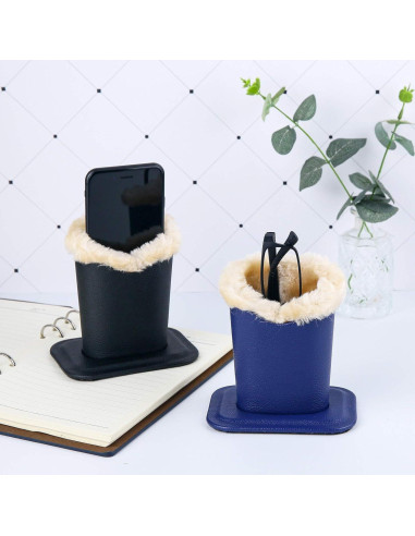 Soportes para Gafas Siveit de Cuero PU - 2 Paquetes