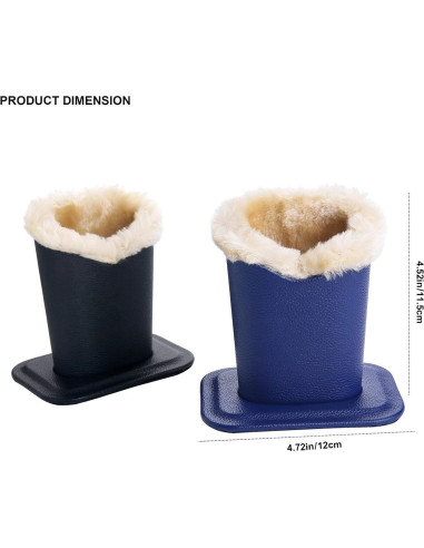 Soportes para Gafas Siveit de Cuero PU - 2 Paquetes