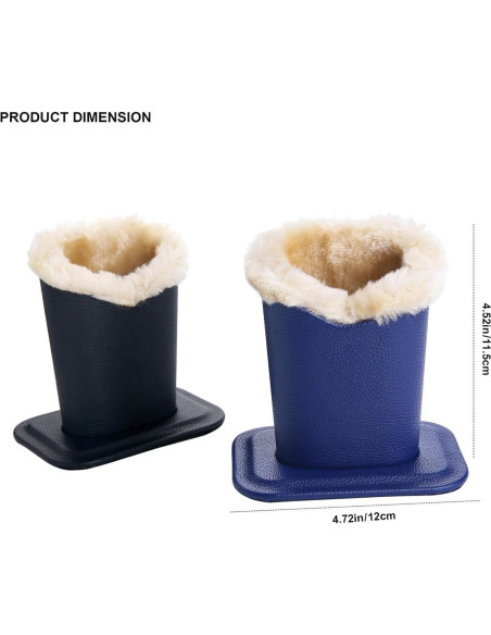 Soportes para Gafas Siveit de Cuero PU - 2 Paquetes