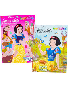 Conjunto de Libros para Colorear Blancanieves Disney 64 Páginas 2