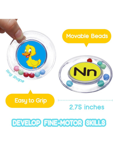 26 Piezas Juguetes de Baño Flotantes PlayfulPals ABC