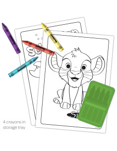 Libro de Colorear Disney Baby Bendon 48 Páginas con Crayones 2