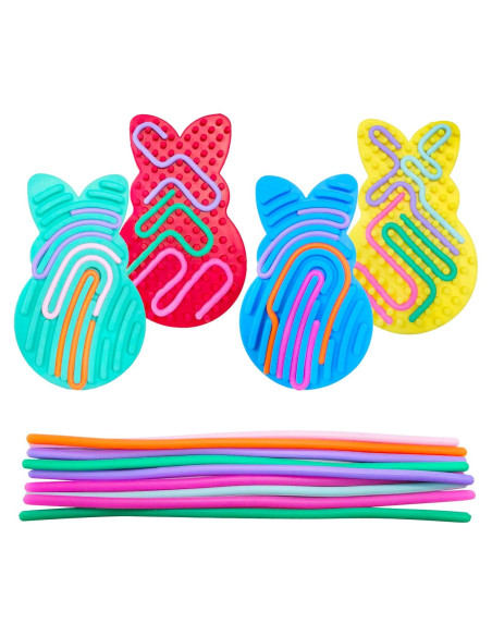 Conjunto de 4 Juguetes Sensoriales Conejo de Pascua Cherislpy