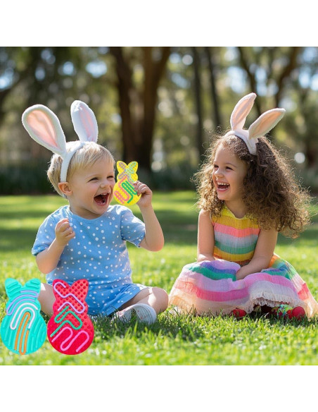 Conjunto de 4 Juguetes Sensoriales Conejo de Pascua Cherislpy