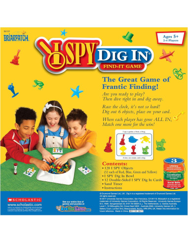 Juego I SPY Cavar University Games - Aprendizaje Infantil