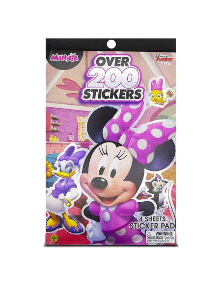 Papel de Pegatinas Disney Minnie Mouse 200+ Autoadhesivas