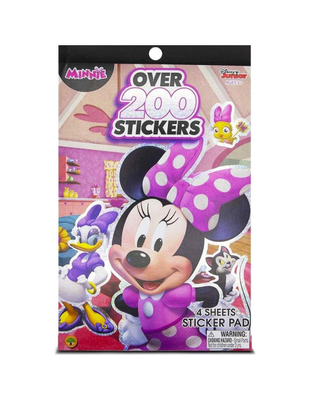 Papel de Pegatinas Disney Minnie Mouse 200+ Autoadhesivas