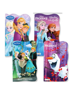 Libros de Cartón Disney Frozen Juego 4 Libros Niñas 3-5 Años