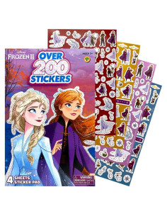 Libro de Pegatinas Disney Frozen 2 Elsa y Anna - 200+ Piezas