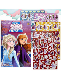 Libro de Pegatinas Disney Frozen 2 Elsa y Anna - 200+ Piezas 2