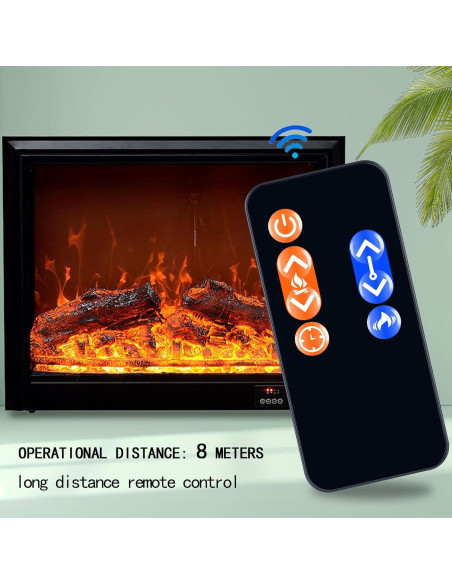 Control Remoto Reemplazo Oumeite Chimenea Eléctrica Ashley