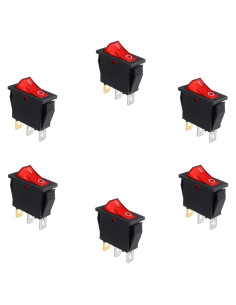 Paquete de 6 Interruptores Iluminados 120927-24 para Chimeneas