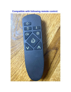 Control Remoto Reemplazo Twin Star ClassicFlame 2611042FGL 2