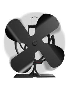 Ventilador de Estufa Signstek ST-147 4 Aspas Silencioso