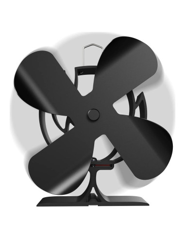 Ventilador de Estufa Signstek ST-147 4 Aspas Silencioso