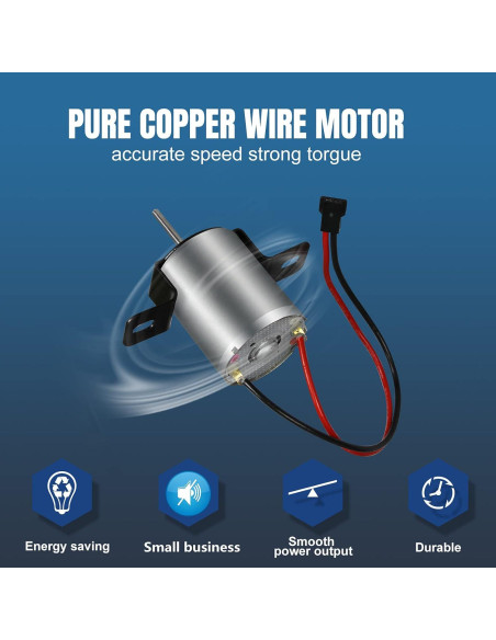 Accesorios Ventilador Chimenea Acekiss Motor y Hoja 40mm