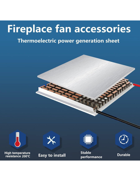 Accesorios Ventilador Chimenea Acekiss Motor y Hoja 40mm